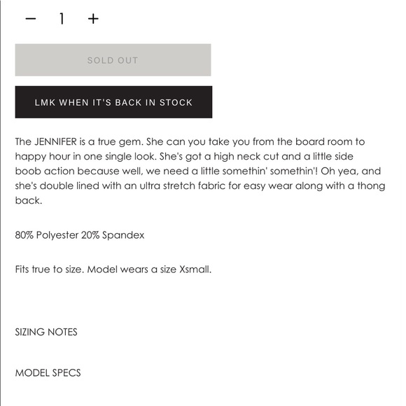 Clyque Jennifer Bodysuit - Picture 6 of 8